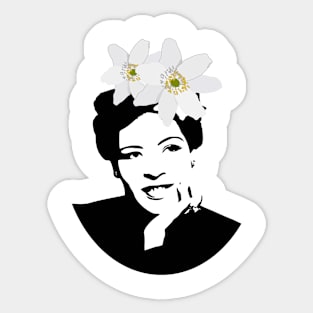 Billy Holiday Sticker